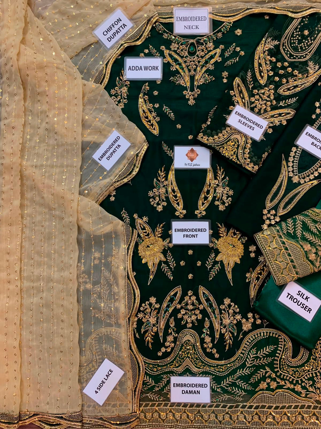 JAZMIN – Luxury Chiffon Embroidered Collection ✨