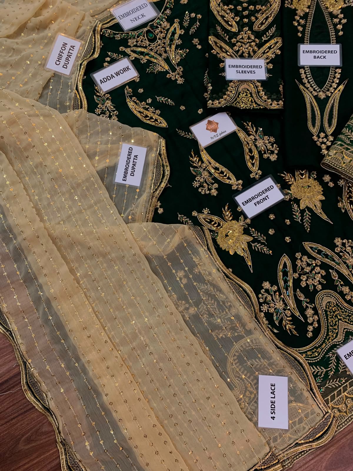 JAZMIN – Luxury Chiffon Embroidered Collection ✨