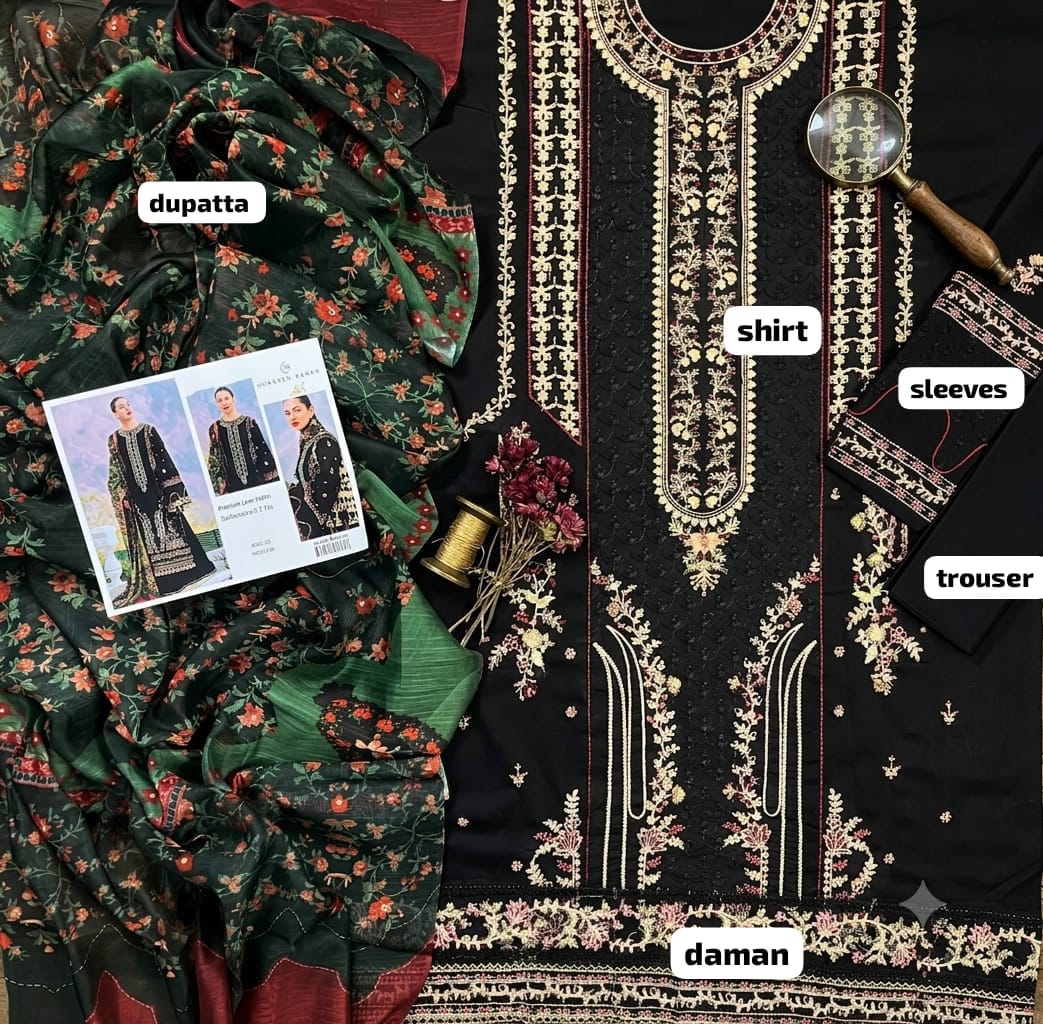 HUSSAIN REHAR – LAWN EMBROIDERED LUXURY COLLECTION