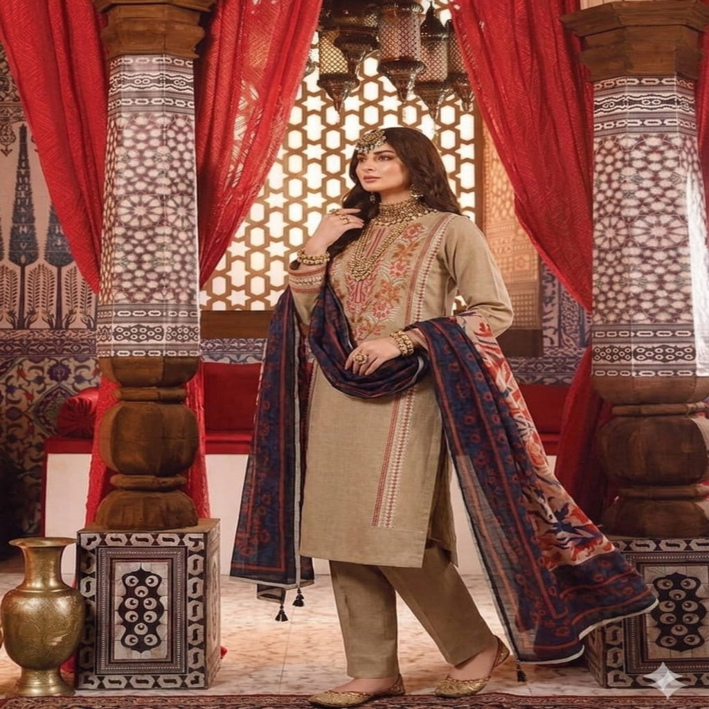 KHAADI – LAWN EMBROIDERED HIT CODE