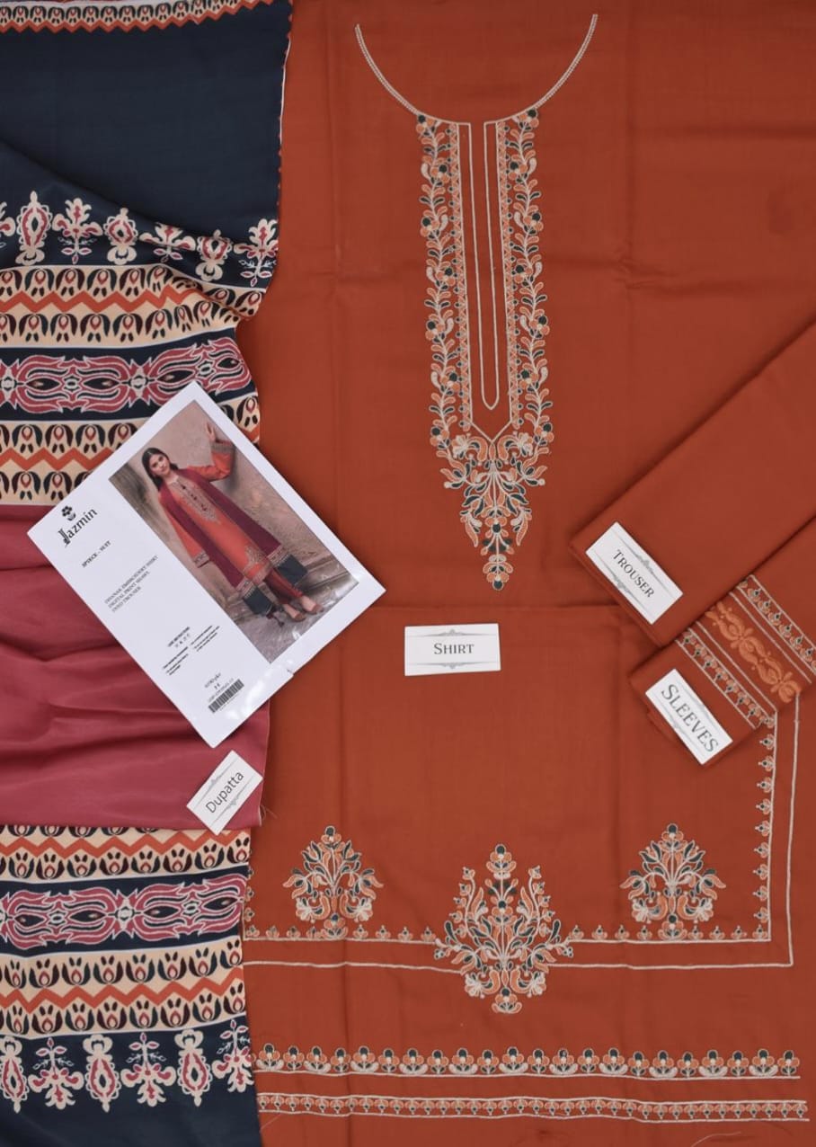 JAZMIN – LAWN EMBROIDERED COLLECTION