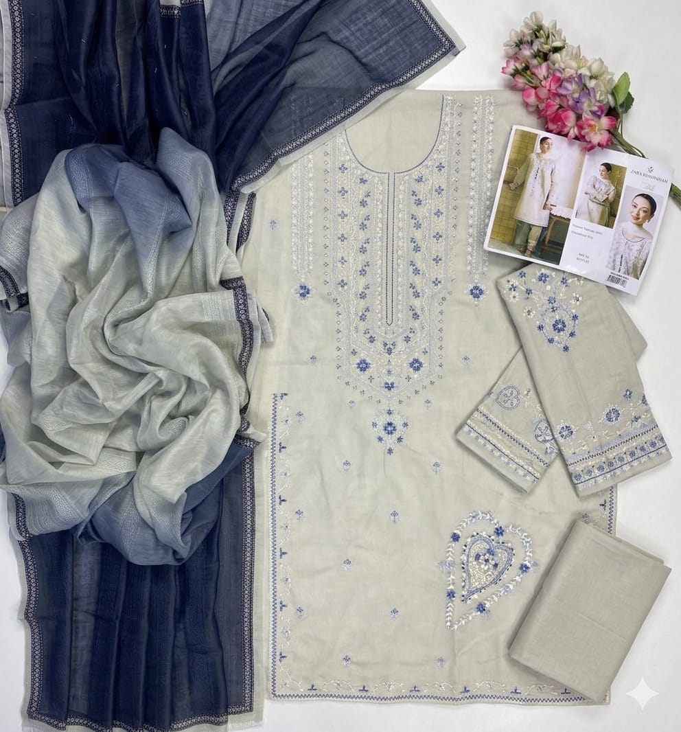 ZARA-SHAJAHAN – LAWN EMBROIDERED HIT CODE