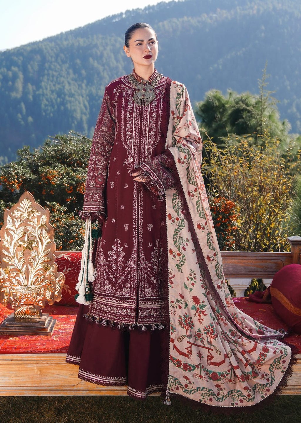 HUSSAIN REHAR – EMBROIDERED LAWN LUXURY COLLECTION