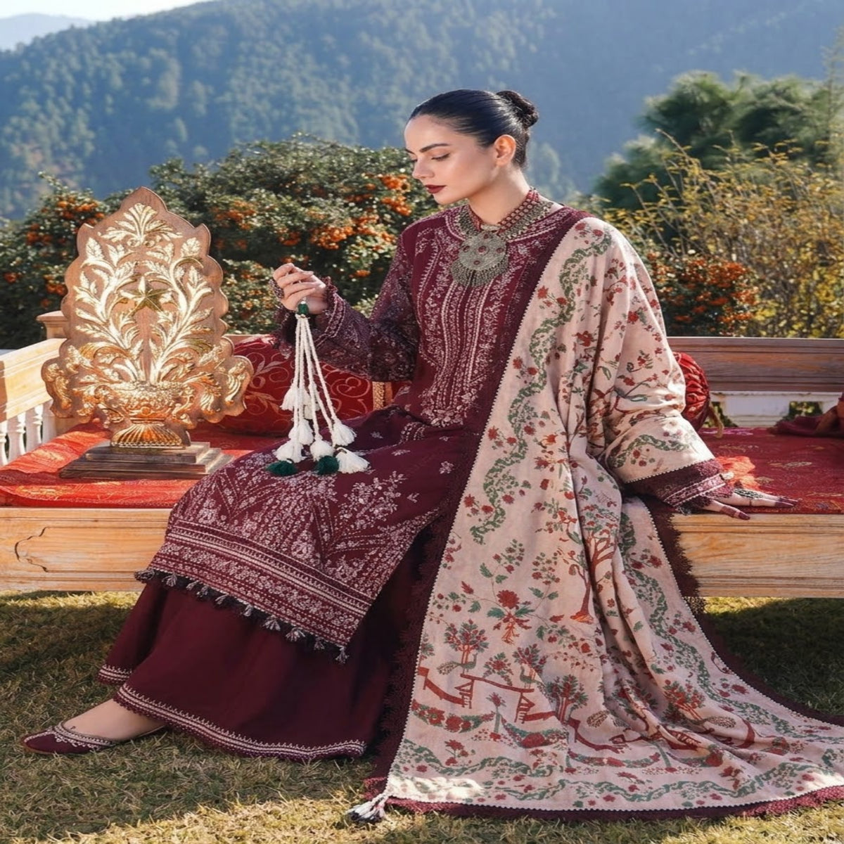 HUSSAIN REHAR – EMBROIDERED LAWN LUXURY COLLECTION