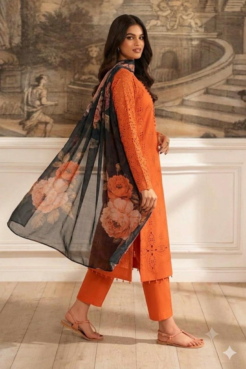 IZNIK – LAWN CHIKANKARI EMBROIDERED COLLECTION