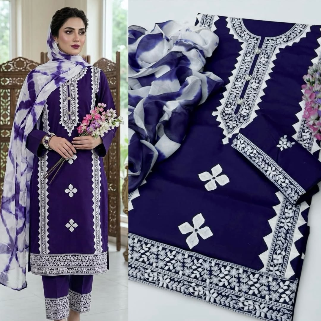 HANDMADE EMBROIDERED LAWN COTTON – LUXURY COLLECTION