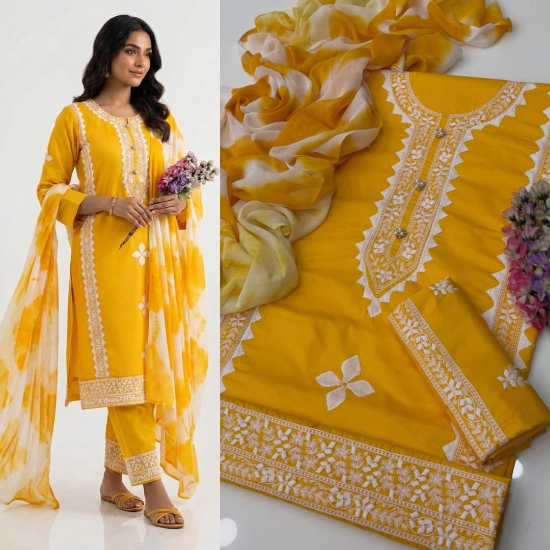 HANDMADE EMBROIDERED LAWN COTTON – LUXURY COLLECTION