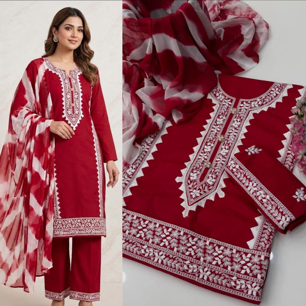 HANDMADE EMBROIDERED LAWN COTTON – LUXURY COLLECTION
