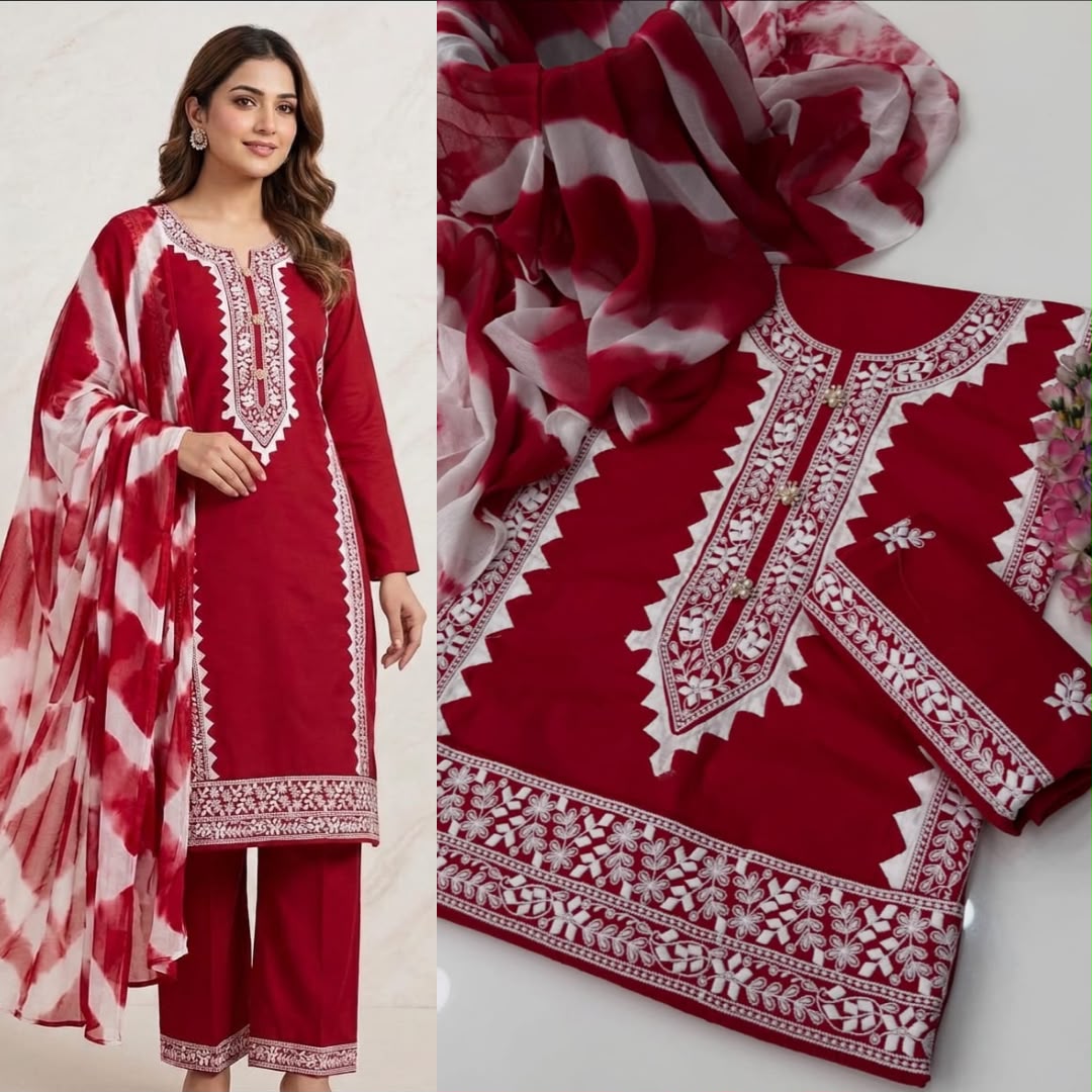 HANDMADE EMBROIDERED LAWN COTTON – LUXURY COLLECTION