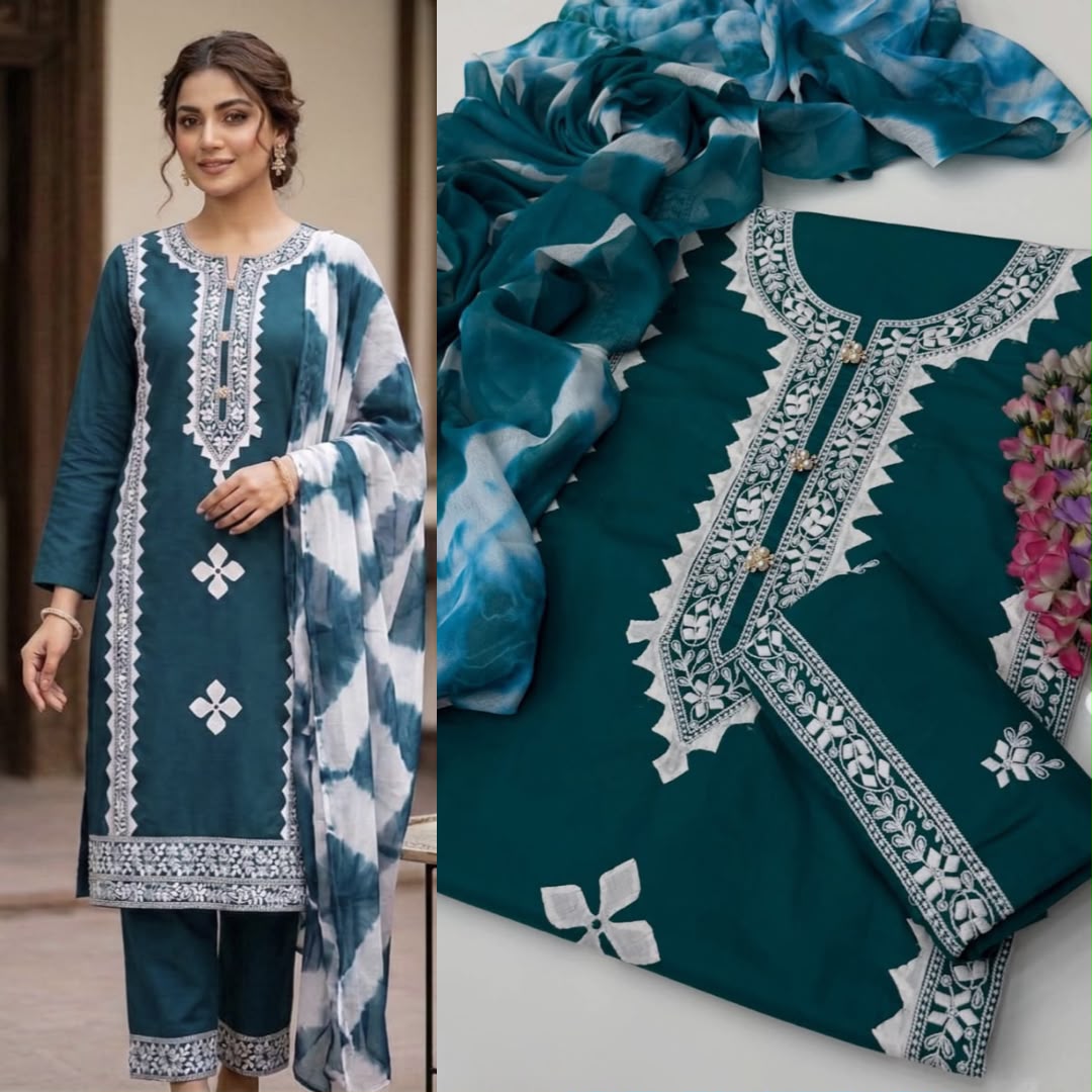HANDMADE EMBROIDERED LAWN COTTON – LUXURY COLLECTION