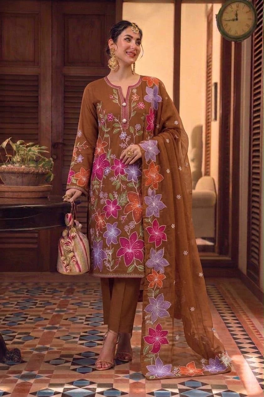 ANEELA'S – LAWN COTTON CHIKANKARI HIT CODE