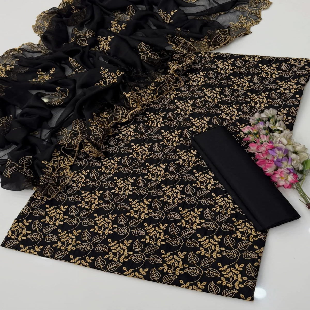 LAWN COTTON CHIKANKARI – LUXURY COLLECTION