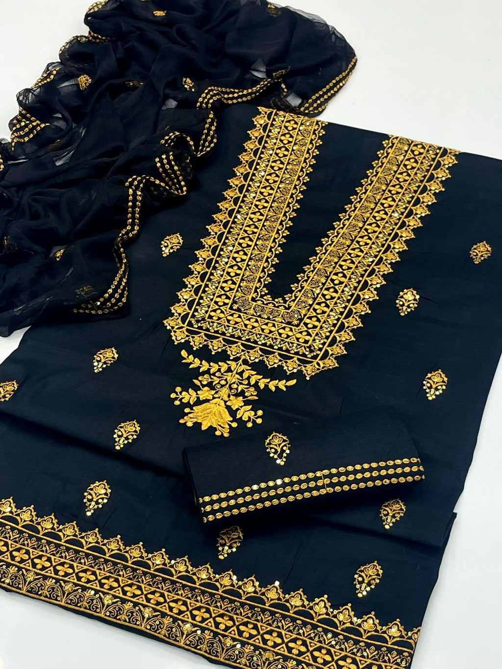 LAWN COTTON – EMBROIDERED SEQUENCE LUXURY COLLECTION