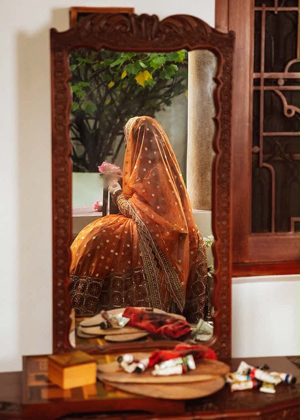 AFROZEH – LUXURY NET EMBROIDERED COLLECTION HEAVY EMBROIDERED 3-PIECE SUIT