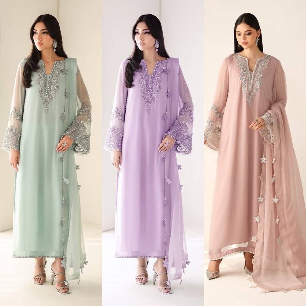 BAROQUE – LUXURY CHIFFON HAND-EMBELLISHED FESTIVE COLLECTION