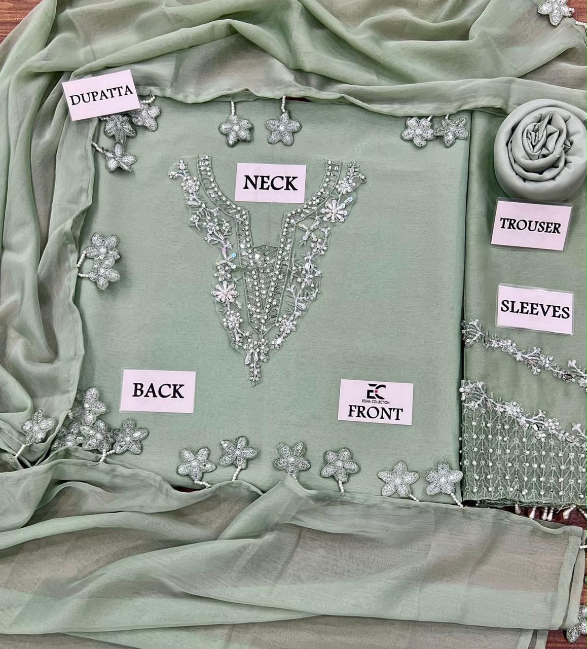 BAROQUE – LUXURY CHIFFON HAND-EMBELLISHED FESTIVE COLLECTION