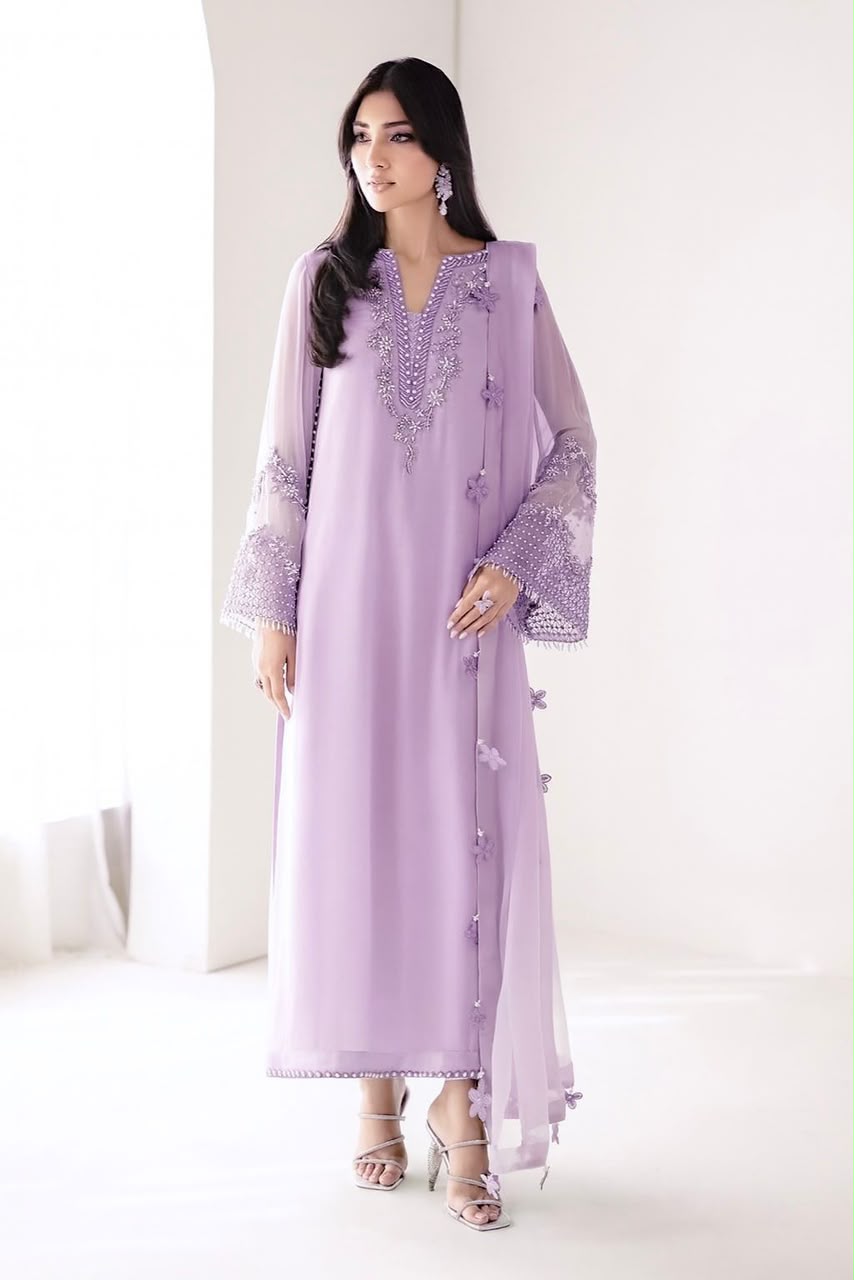 BAROQUE – LUXURY CHIFFON HAND-EMBELLISHED FESTIVE COLLECTION