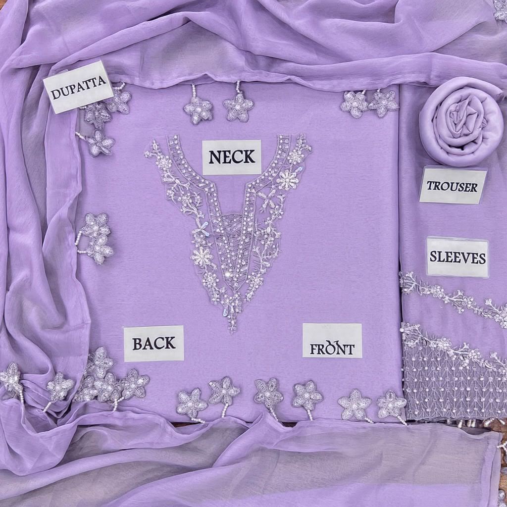 BAROQUE – LUXURY CHIFFON HAND-EMBELLISHED FESTIVE COLLECTION