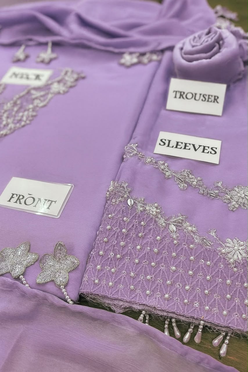 BAROQUE – LUXURY CHIFFON HAND-EMBELLISHED FESTIVE COLLECTION