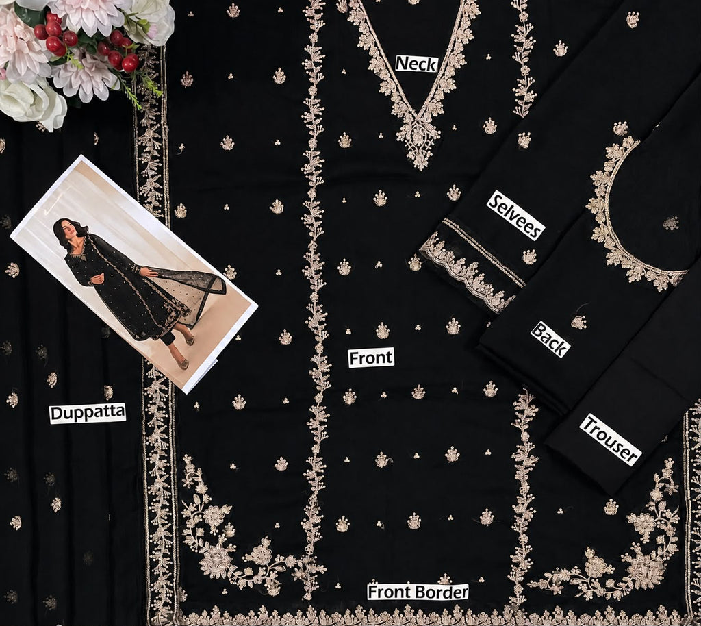 IZNIK – HIT CODE ARTICLE LUXURY UNSTITCHED 3-PIECE SUIT